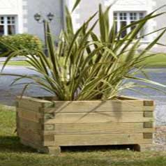 Jardinire Bois Carre 120